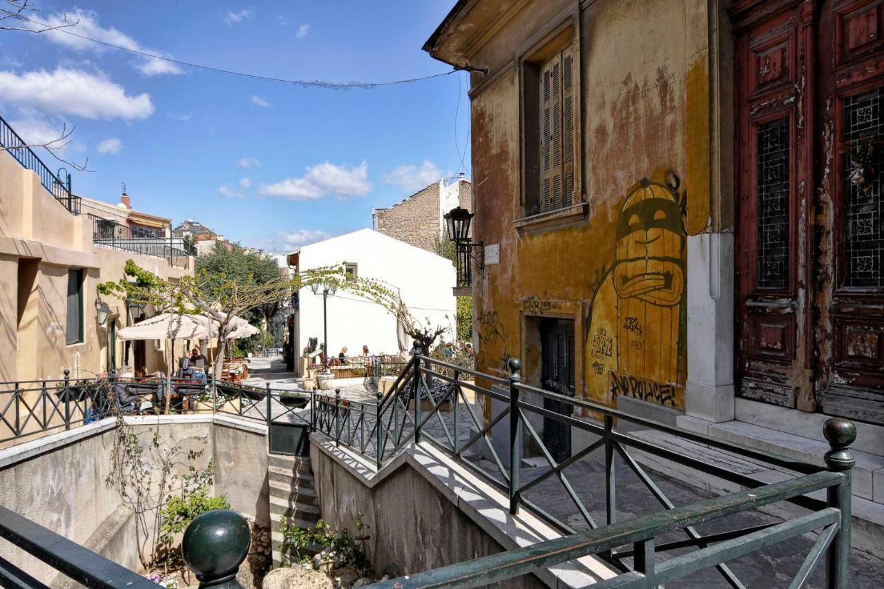 Historic Plaka Lägenhet Aten Exteriör bild