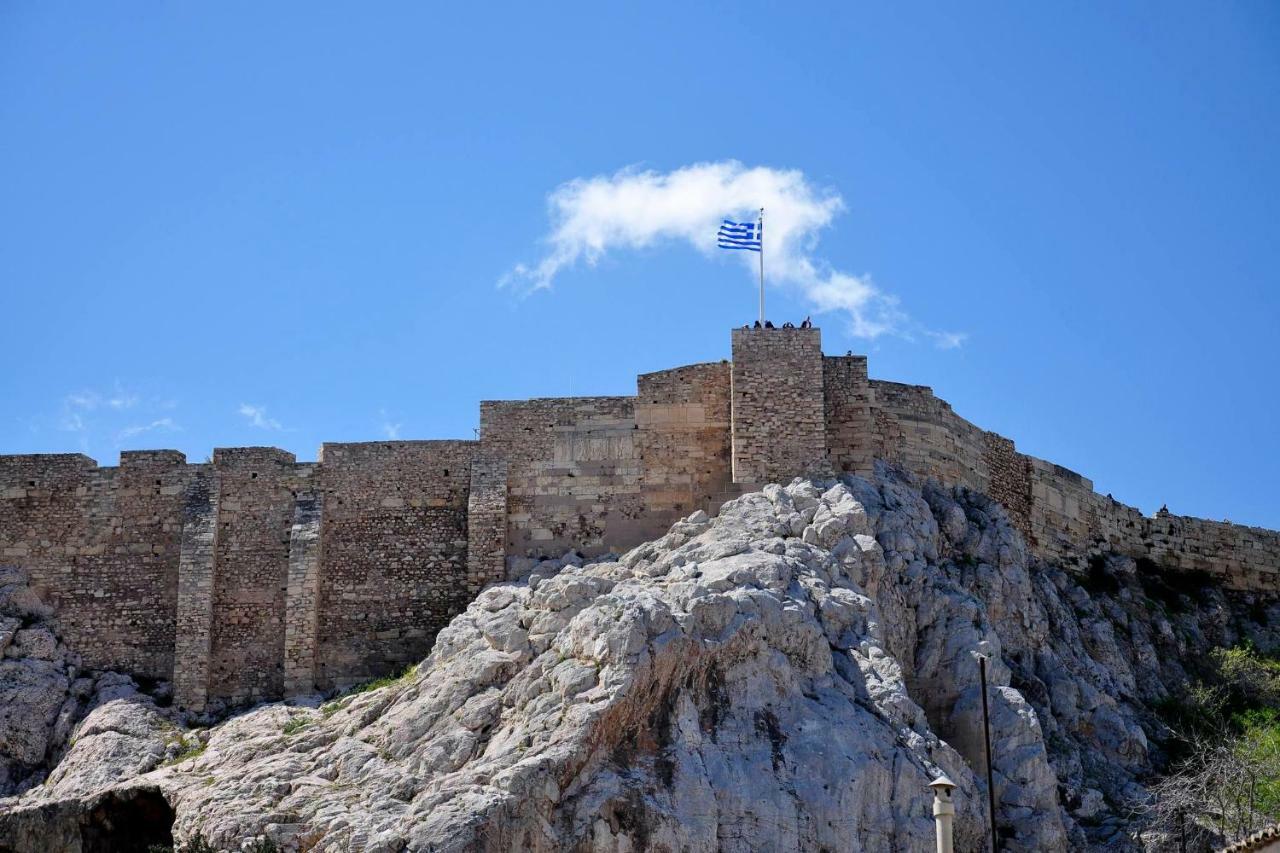 Historic Plaka Lägenhet Aten Exteriör bild