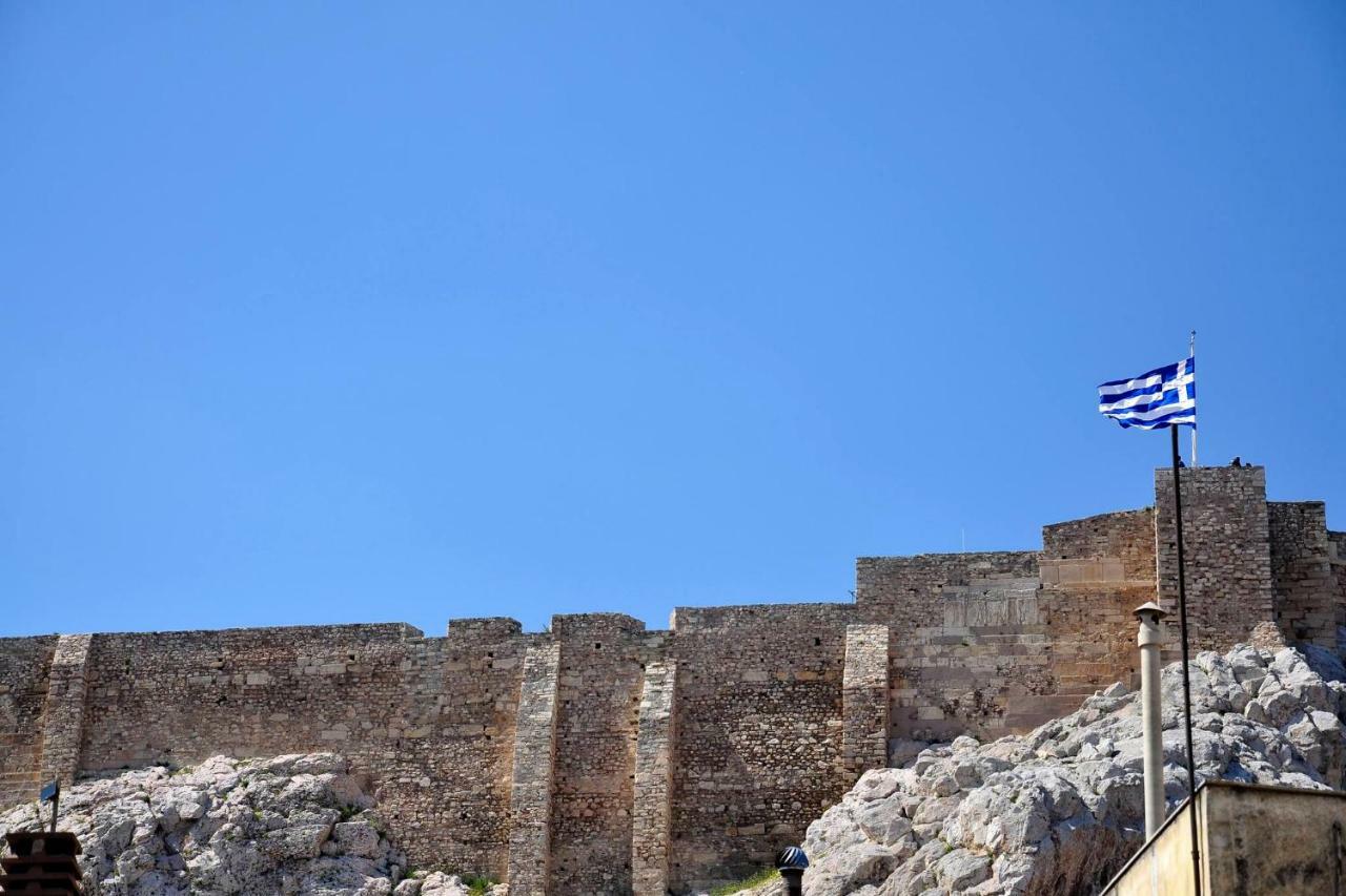 Historic Plaka Lägenhet Aten Exteriör bild