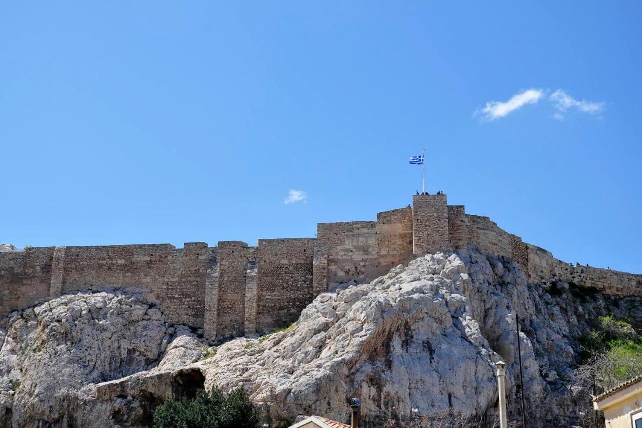 Historic Plaka Lägenhet Aten Exteriör bild