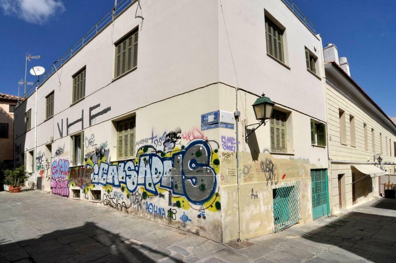 Historic Plaka Lägenhet Aten Exteriör bild
