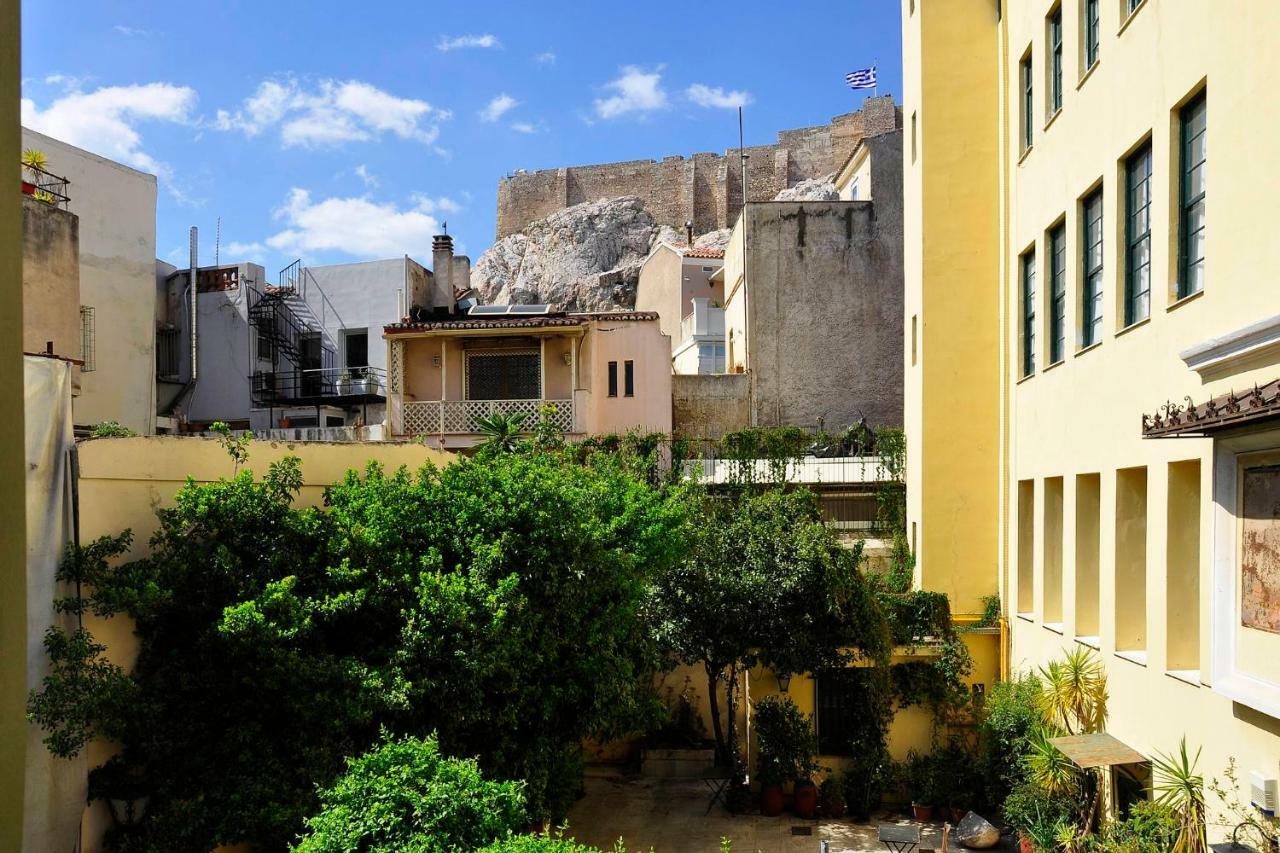 Historic Plaka Lägenhet Aten Exteriör bild